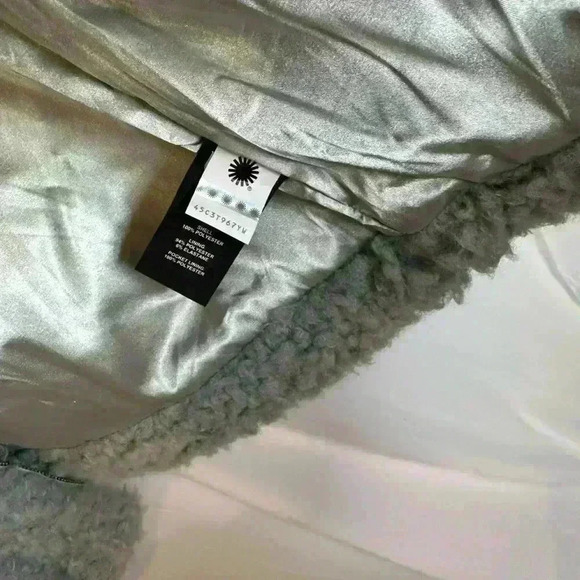 NWT! UGG WOMEN'S MAEVE SHERPA JACKET IN SIDEWALK COLOR L - Picture 7 of 16